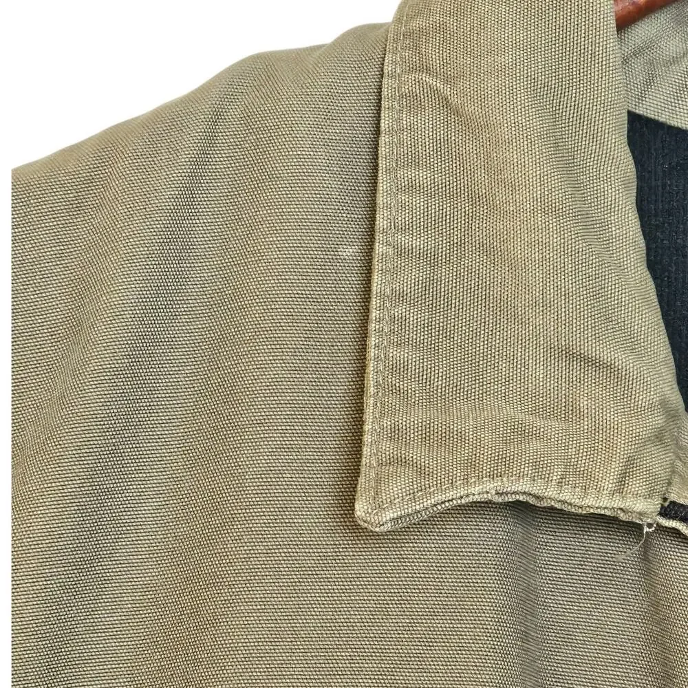 Carhartt Brown Canvas Work Chore Utility Jacket